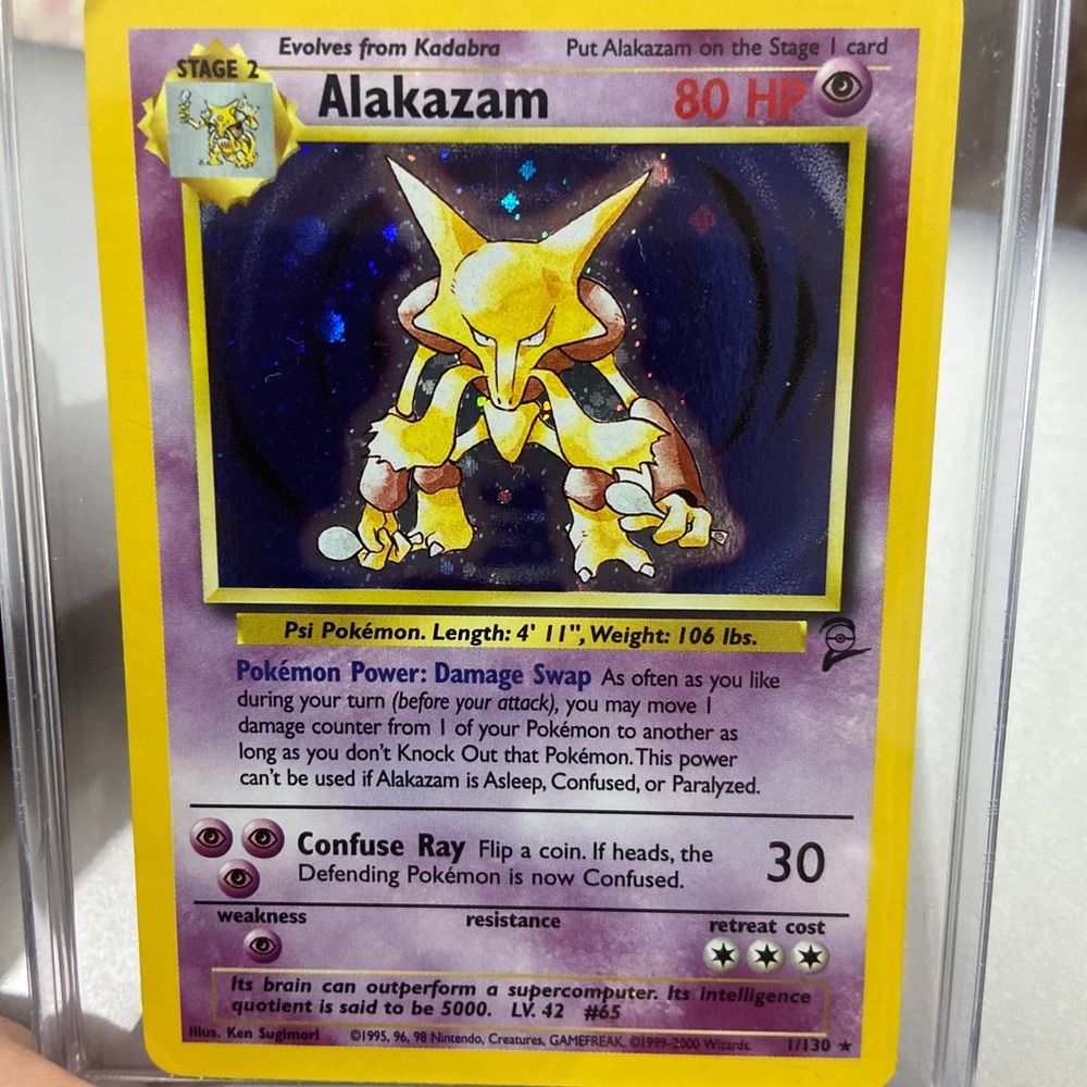 Pokemon Card -Alakazam